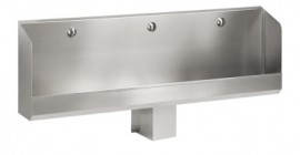Pisoárový žlab Sanela 1800 mm, skryté splachování, nerez   SLPN 04CB